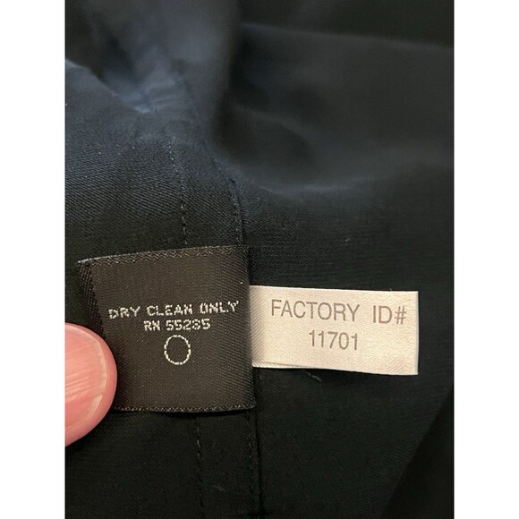 Express 100% Silk Women’s Size Medium Two Button Black Single Breasted Blazer - Picture 7 of 7